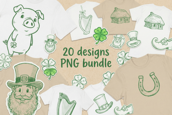 Download St Patrick’s Day Irish PNG Bundle - Irish png Collection