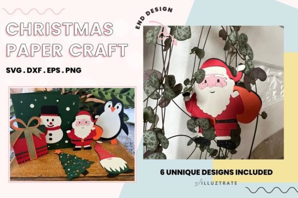 Download Christmas Paper Craft Designs | Xmas SVG - Xmas Collection