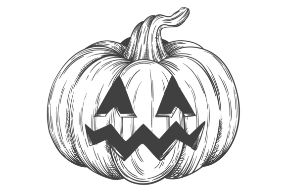 Download Halloween Pumpkin Sketch. Hand Drawn Car - Hand drawn Collection