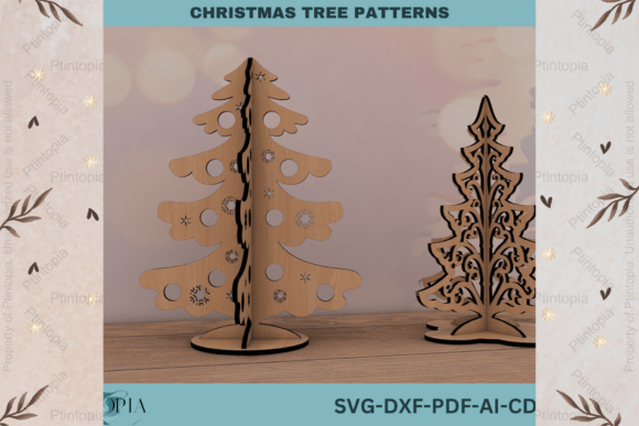 Download Laser Cut Xmas Trees 282 - Xmas Collection